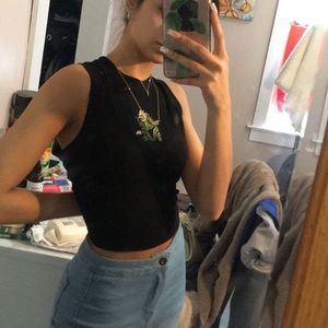 dragon halter crop top